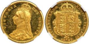 1/2 Sovereign United Kingdom Gold Victoria (1819 - 1901)