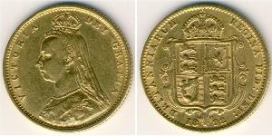 1/2 Sovereign United Kingdom Gold Victoria (1819 - 1901)