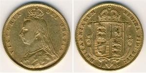 1/2 Sovereign United Kingdom Gold Victoria (1819 - 1901)