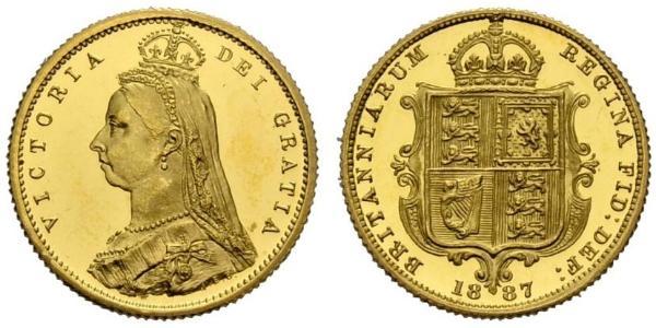 1/2 Sovereign United Kingdom Gold Victoria (1819 - 1901)