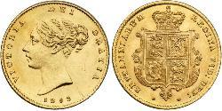 1/2 Sovereign United Kingdom of Great Britain and Ireland (1801-1922) Gold Victoria (1819 - 1901)