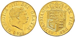 1/2 Sovereign United Kingdom of Great Britain and Ireland (1801-1922) Gold George III (1738-1820)