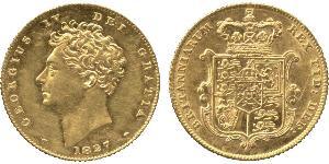 1/2 Sovereign United Kingdom of Great Britain and Ireland (1801-1922) Gold George IV (1762-1830)