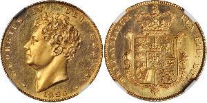 1/2 Sovereign United Kingdom of Great Britain and Ireland (1801-1922) Gold George IV (1762-1830)