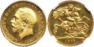 1/2 Sovereign United Kingdom of Great Britain and Ireland (1801-1922) Gold George V of the United Kingdom (1865-1936)