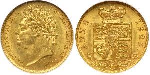 1/2 Sovereign United Kingdom of Great Britain and Ireland (1801-1922) Gold George IV (1762-1830)