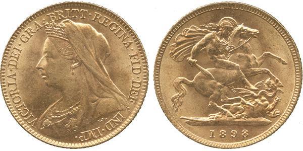 1/2 Sovereign United Kingdom of Great Britain and Ireland (1801-1922) Gold Victoria (1819 - 1901)