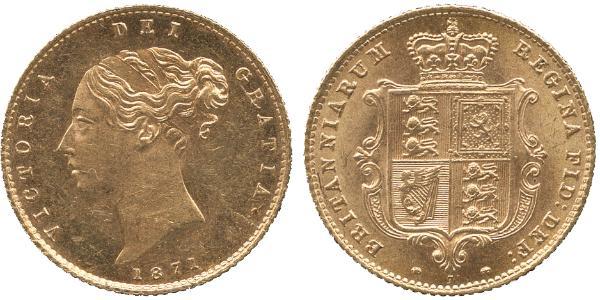 1/2 Sovereign United Kingdom of Great Britain and Ireland (1801-1922) Gold Victoria (1819 - 1901)