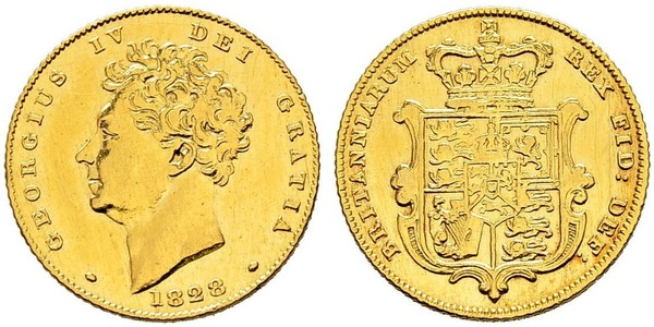 1/2 Sovereign United Kingdom of Great Britain and Ireland (1801-1922) Gold George IV (1762-1830)