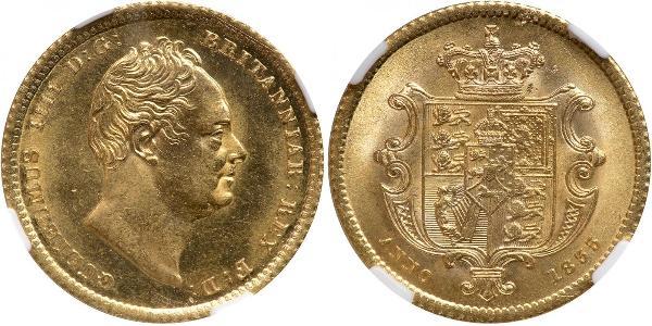 1/2 Sovereign United Kingdom of Great Britain and Ireland (1801-1922) Gold William IV (1765-1837)