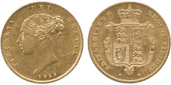 1/2 Sovereign United Kingdom of Great Britain and Ireland (1801-1922) Gold Victoria (1819 - 1901)
