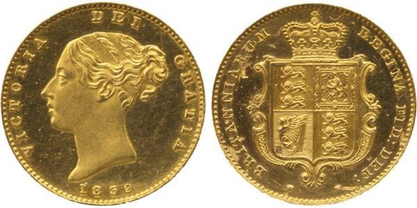 1/2 Sovereign United Kingdom of Great Britain and Ireland (1801-1922) Gold Victoria (1819 - 1901)