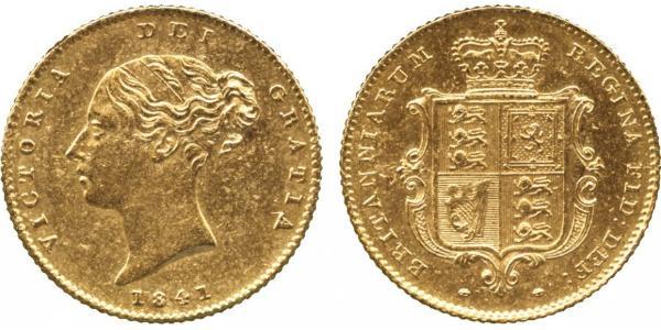 1/2 Sovereign United Kingdom of Great Britain and Ireland (1801-1922) Gold Victoria (1819 - 1901)
