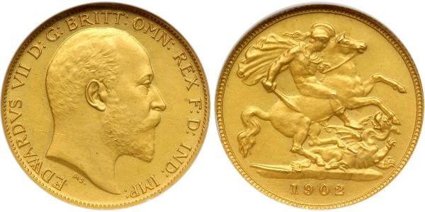 1/2 Sovereign United Kingdom of Great Britain and Ireland (1801-1922) Gold Edward VII (1841-1910)