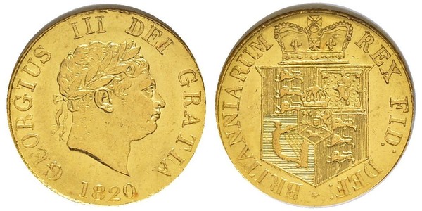 1/2 Sovereign United Kingdom of Great Britain and Ireland (1801-1922) Gold George III (1738-1820)