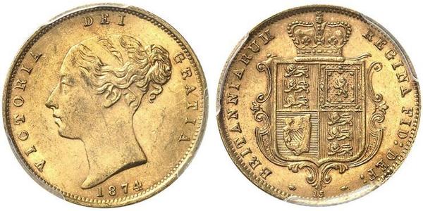 1/2 Sovereign United Kingdom of Great Britain and Ireland (1801-1922) Gold Victoria (1819 - 1901)