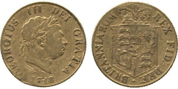 1/2 Sovereign United Kingdom of Great Britain and Ireland (1801-1922) Gold George III (1738-1820)