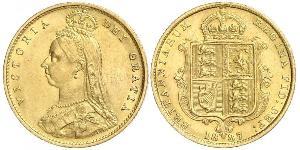 1/2 Sovereign Vereinigtes Königreich Gold Victoria (1819 - 1901)