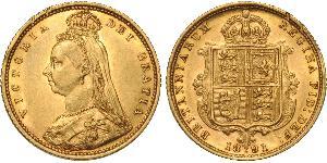 1/2 Sovereign Vereinigtes Königreich Gold Victoria (1819 - 1901)