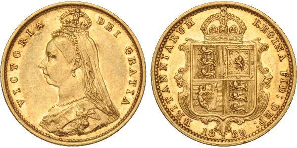 1/2 Sovereign Vereinigtes Königreich Gold Victoria (1819 - 1901)