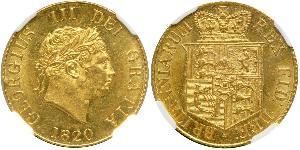 1/2 Sovereign Vereinigtes Königreich von Großbritannien und Irland (1801-1922) Gold Georg III (1738-1820)