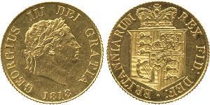 1/2 Sovereign Vereinigtes Königreich von Großbritannien und Irland (1801-1922) Gold Georg III (1738-1820)