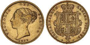 1/2 Sovereign Vereinigtes Königreich von Großbritannien und Irland (1801-1922) Gold Victoria (1819 - 1901)