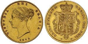 1/2 Sovereign Vereinigtes Königreich von Großbritannien und Irland (1801-1922) Gold Victoria (1819 - 1901)