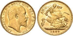 1/2 Sovereign Vereinigtes Königreich von Großbritannien und Irland (1801-1922) Gold Eduard VII (1841-1910)