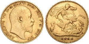 1/2 Sovereign Vereinigtes Königreich von Großbritannien und Irland (1801-1922) Gold Eduard VII (1841-1910)