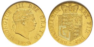 1/2 Sovereign Vereinigtes Königreich von Großbritannien und Irland (1801-1922) Gold Georg III (1738-1820)