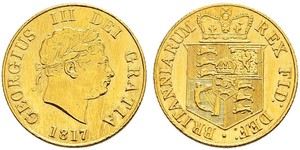 1/2 Sovereign Vereinigtes Königreich von Großbritannien und Irland (1801-1922) Gold Georg III (1738-1820)