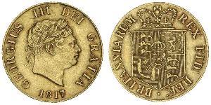 1/2 Sovereign Vereinigtes Königreich von Großbritannien und Irland (1801-1922) Gold Georg III (1738-1820)