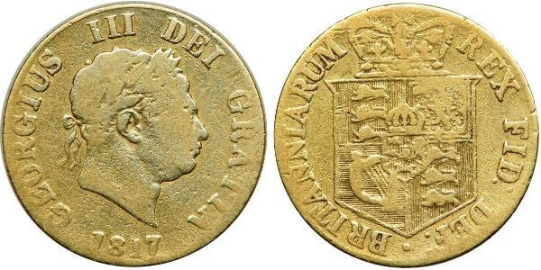 1/2 Sovereign Vereinigtes Königreich von Großbritannien und Irland (1801-1922) Gold Georg III (1738-1820)