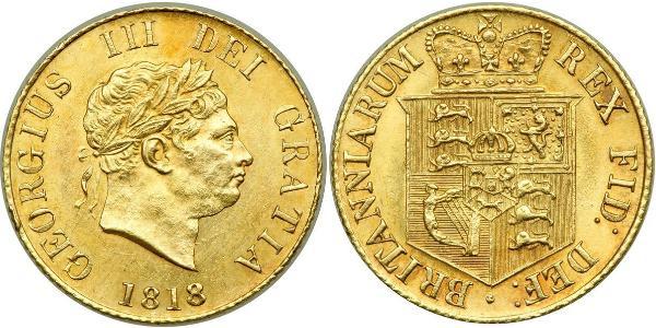 1/2 Sovereign Vereinigtes Königreich von Großbritannien und Irland (1801-1922) Gold Georg III (1738-1820)