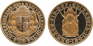 1/2 Sovereign Feriind Kiningrik (1922-) Or Elizabeth II (1926-2022)