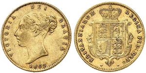 1/2 Sovereign Royaume-Uni de Grande-Bretagne et d