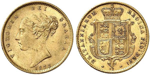 1/2 Sovereign Royaume-Uni de Grande-Bretagne et d