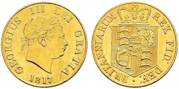 1/2 Sovereign Royaume-Uni de Grande-Bretagne et d