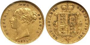 1/2 Sovereign Ôstralie (1788 - 1939) Or Victoria (1819 - 1901)