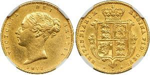 1/2 Sovereign Ôstralie (1788 - 1939) Or Victoria (1819 - 1901)