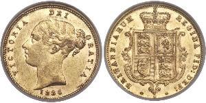 1/2 Sovereign Ôstralie (1788 - 1939) Or Victoria (1819 - 1901)