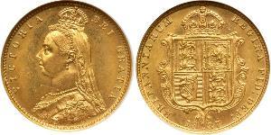 1/2 Sovereign Ôstralie (1788 - 1939) Or Victoria (1819 - 1901)