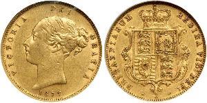 1/2 Sovereign Australia (1788 - 1939) Oro Victoria (1819 - 1901)