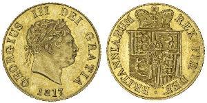 1/2 Sovereign Regno Unito di Gran Bretagna e Irlanda (1801-1922) Oro Giorgio III (1738-1820)