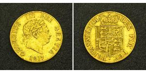 1/2 Sovereign Regno Unito di Gran Bretagna e Irlanda (1801-1922) Oro Giorgio III (1738-1820)