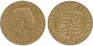 1/2 Sovereign Regno Unito di Gran Bretagna e Irlanda (1801-1922) Oro Giorgio III (1738-1820)