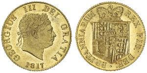 1/2 Sovereign Regno Unito di Gran Bretagna e Irlanda (1801-1922) Oro Giorgio III (1738-1820)