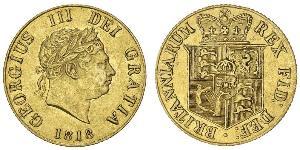 1/2 Sovereign Reino Unido de Gran Bretaña e Irlanda (1801-1922) Oro Jorge III (1738-1820)