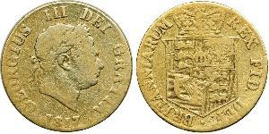 1/2 Sovereign Reino Unido de Gran Bretaña e Irlanda (1801-1922) Oro Jorge III (1738-1820)